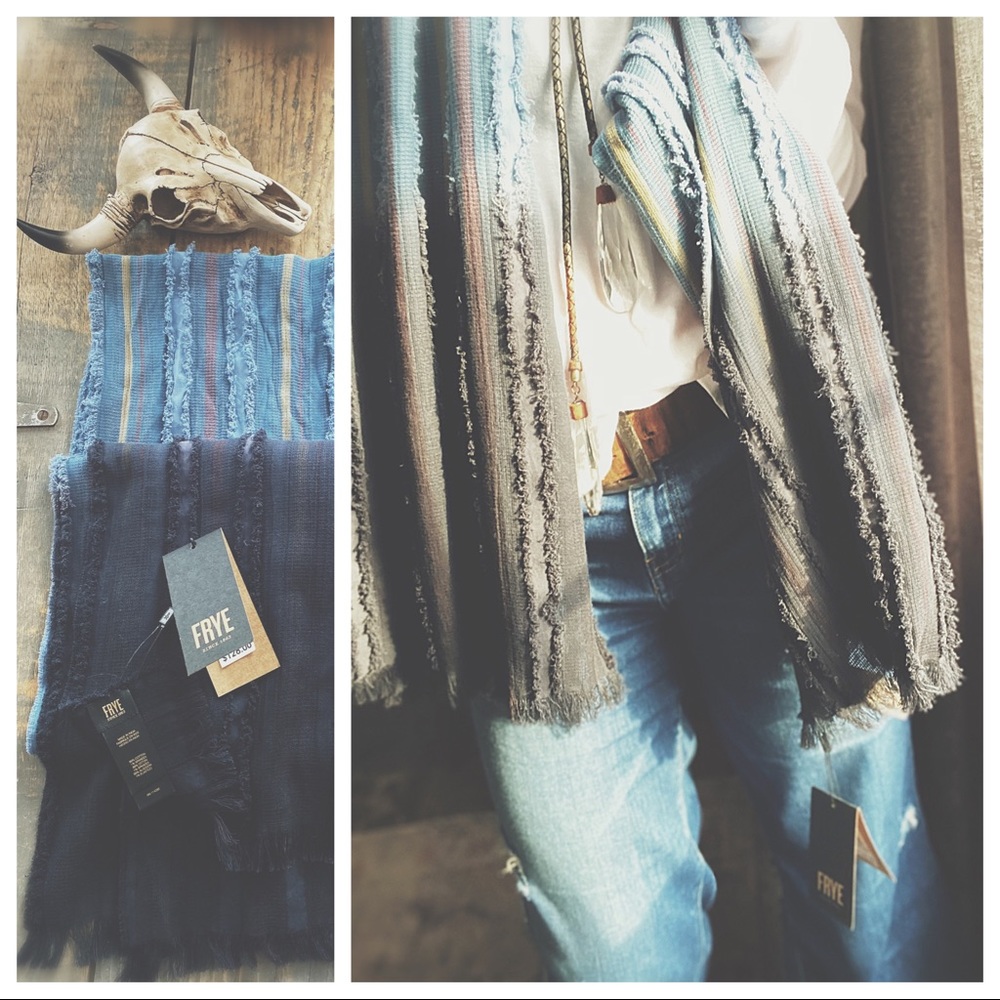 Frye Multicolor Striped Scarf - image 5